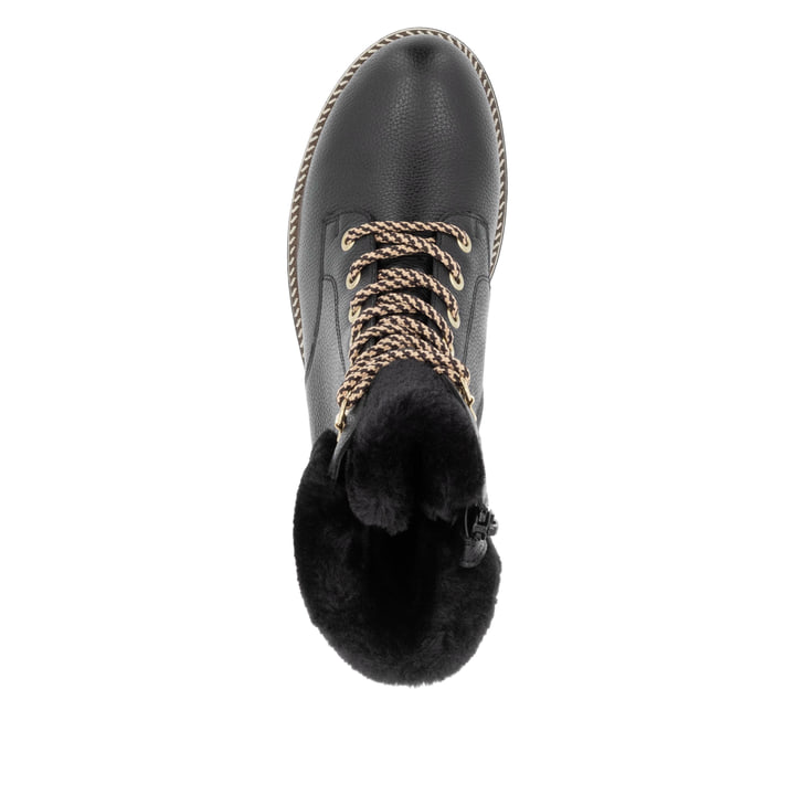 Remonte Artikelnummer D8481-02 remonte Damen Schnürstiefel tiefschwarz Im Verkauf