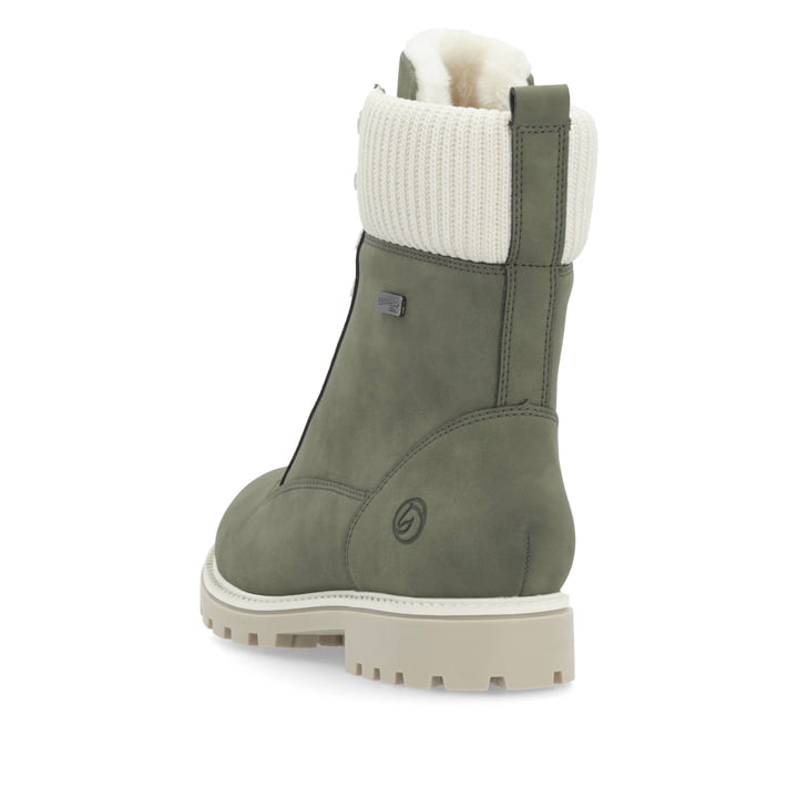 Remonte Artikelnummer D8482-54 remonte Damen Schnürstiefel khaki-vanilleweiß Outlet