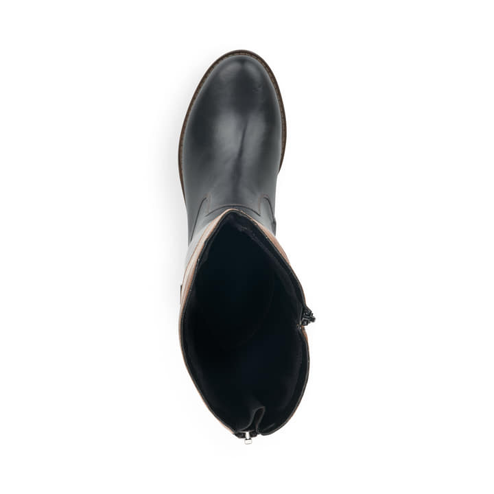 Remonte Artikelnummer R6581-02 remonte Damen Hochschaftstiefel nachtschwarz-nussbraun Schlussverkauf