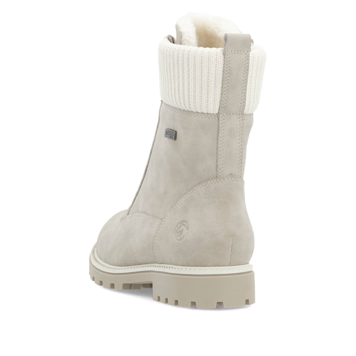 Remonte Artikelnummer D8482-40 remonte Damen Schnürstiefel graubeige-weiss Fabrik Onlineshop
