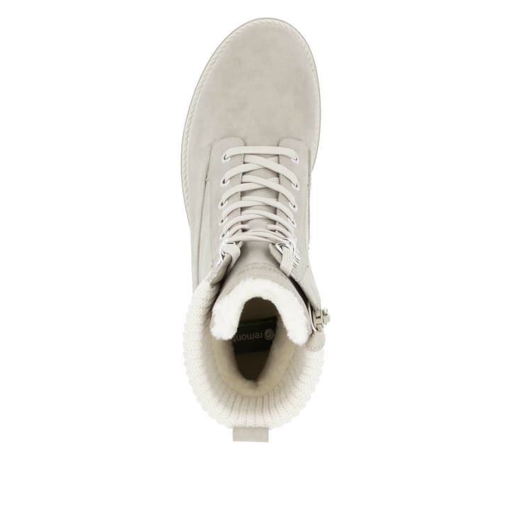 Remonte Artikelnummer D8482-40 remonte Damen Schnürstiefel graubeige-weiss Fabrik Onlineshop