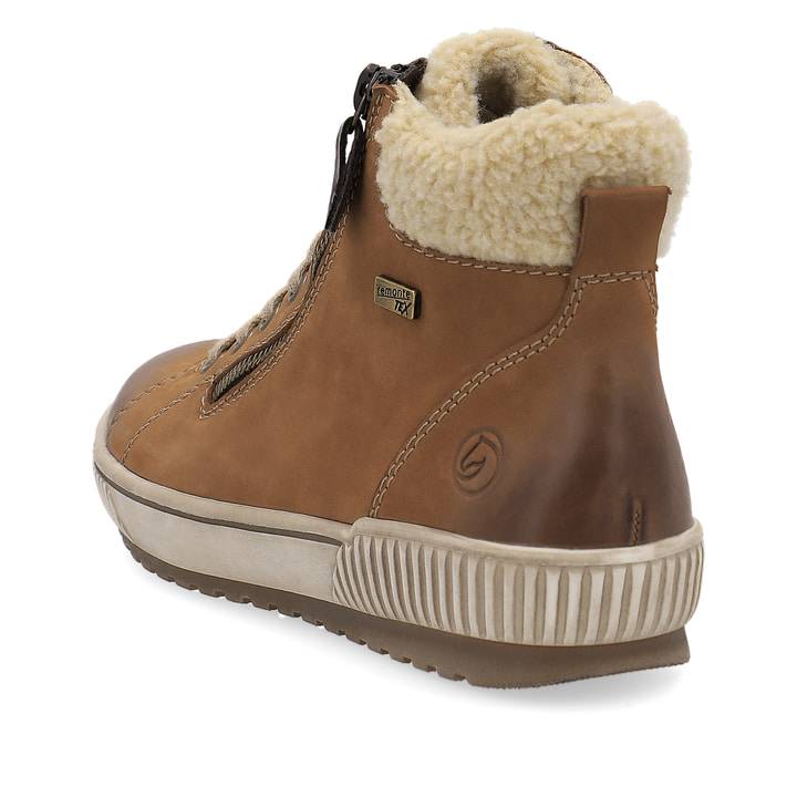 Remonte Artikelnummer D0770-22 remonte Damen Schnürschuhe karamellbraun Sonderangebot