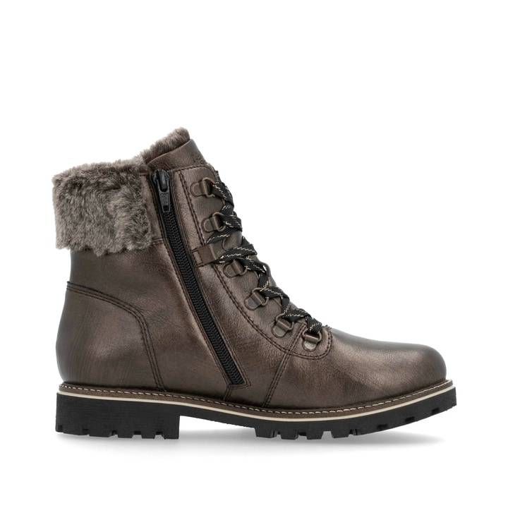 Remonte Artikelnummer D8483-25 remonte Damen Schnürstiefel metallicbraun Flash Sale