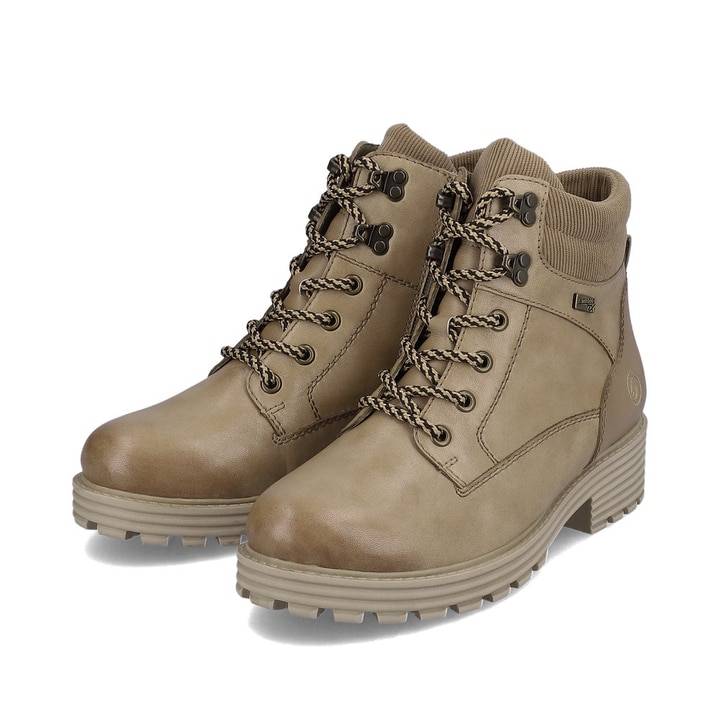 Remonte Artikelnummer D0W75-20 remonte Damen Schnürstiefel braunbeige Begrenztes Angebot