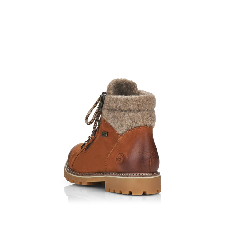 Remonte Artikelnummer D7478-22 remonte Damen Schnürstiefel nougatbraun-graubeige Online Shopping
