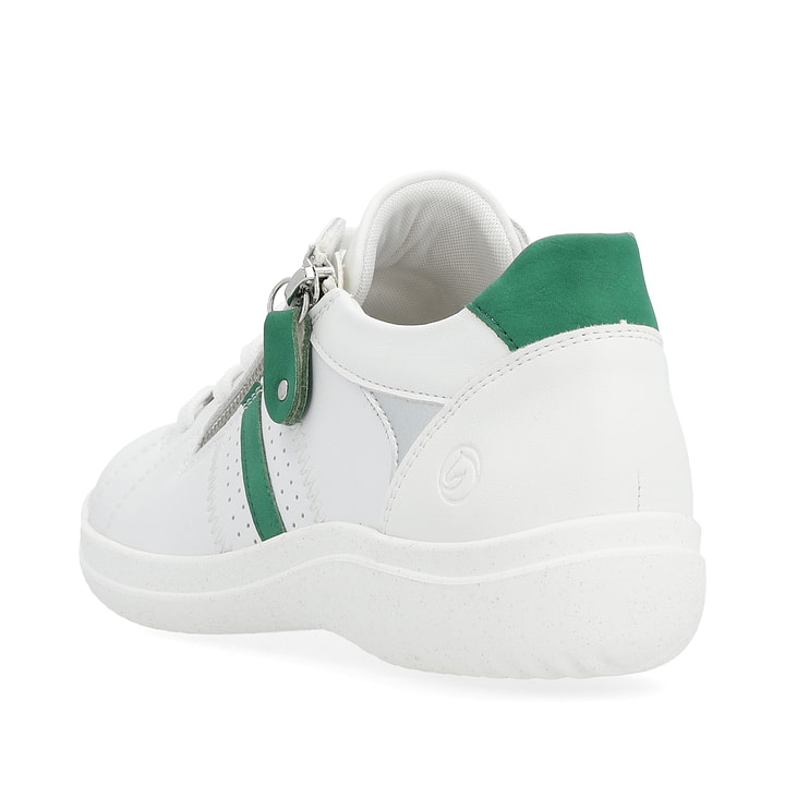 Remonte Artikelnummer D1E01-80 remonte Damen Schnürschuhe reinweiß-smaragdgrün Weihnachtsangebot