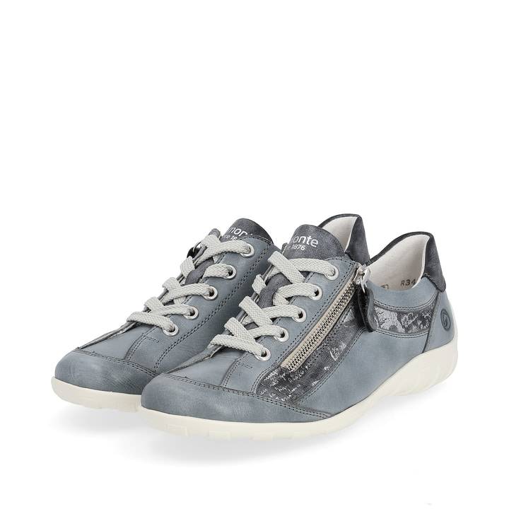 Remonte Artikelnummer R3412-14 remonte Damen Schnürschuhe graublau-platin Vatertagsangebot