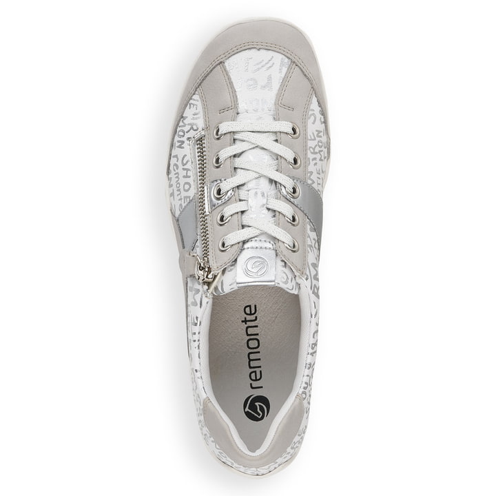 Remonte Artikelnummer R3403-80 remonte Damen Schnürschuhe mondgrau-metallic Jubiläumsangebot