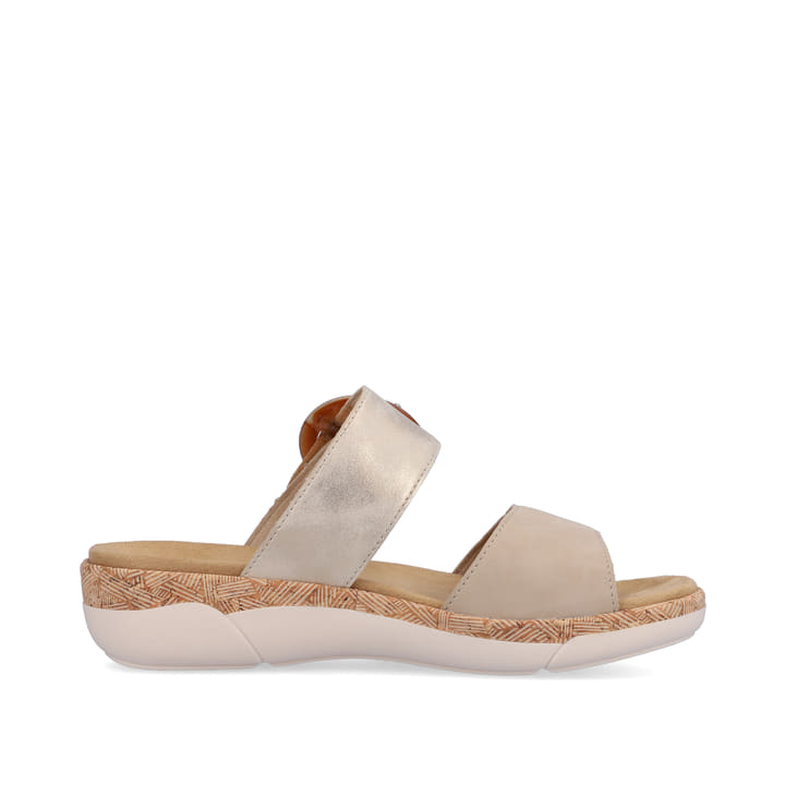 Remonte Artikelnummer R6858-60 remonte Damen Pantoletten champagner-beige Top Angebot