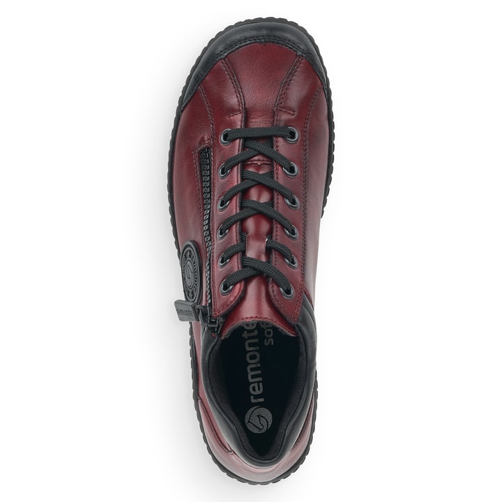 Remonte Artikelnummer R1477-35 remonte Damen Schnürschuhe bordeaux-schwarz Zeitlich begrenztes Angebot