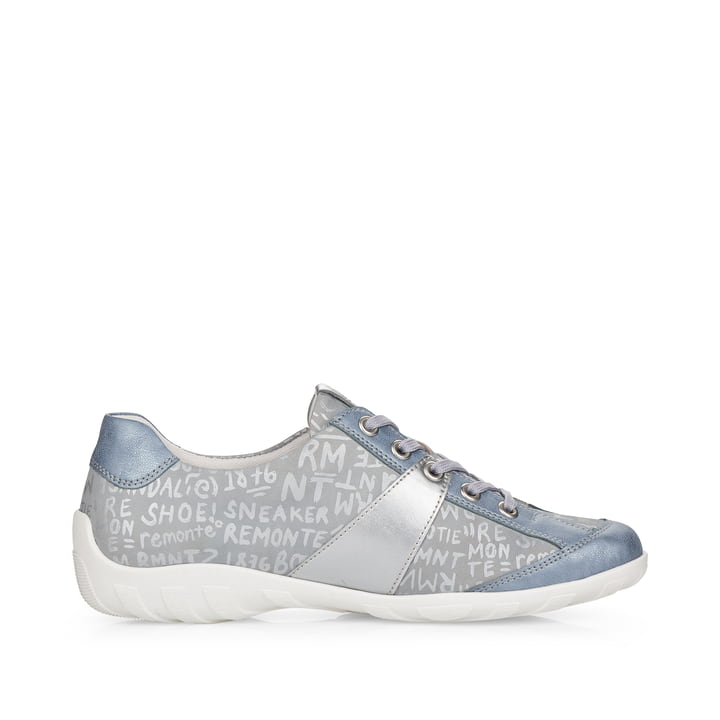 Remonte Artikelnummer R3403-14 remonte Damen Schnürschuhe himmelblau-metallic Räumungsverkauf
