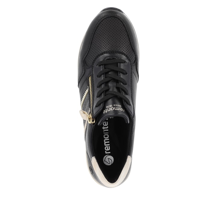 Remonte Artikelnummer D1318-01 remonte Damen Sneaker mattschwarz-gold Bis zu 65% Rabatt