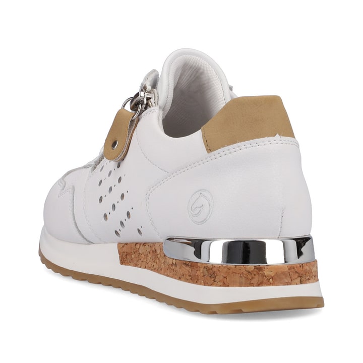 Remonte Artikelnummer R2536-80 remonte Damen Sneaker reinweiß-braunbeige Clearance-Verkauf