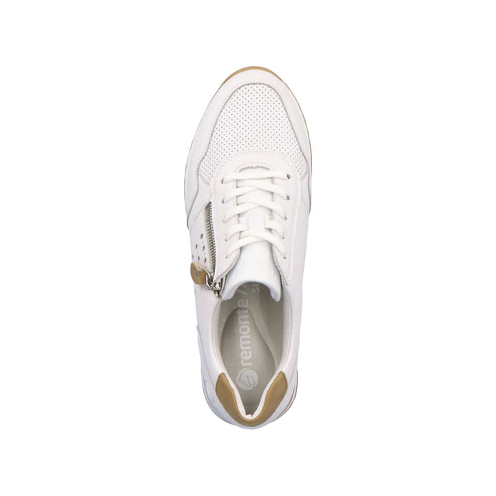 Remonte Artikelnummer R2536-80 remonte Damen Sneaker reinweiß-braunbeige Clearance-Verkauf