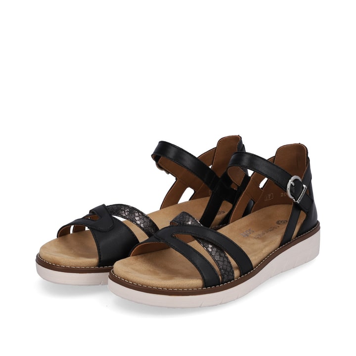Remonte Artikelnummer D2046-01 remonte Damen Riemchensandalen graphitschwarz Begrenzt auf 3 Tage