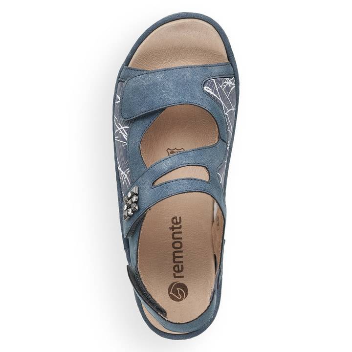 Remonte Artikelnummer D7647-16 remonte Damen Riemchensandalen jeansblau Speichern exportieren