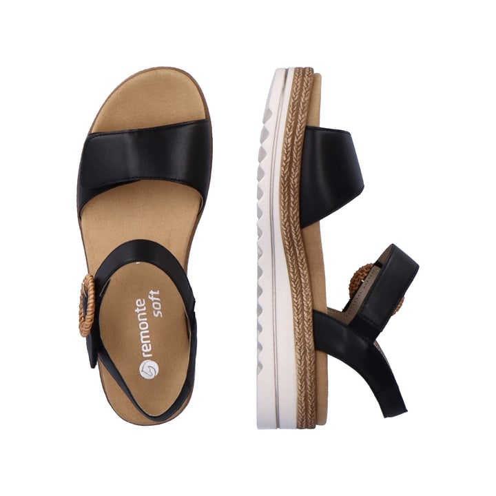Remonte Artikelnummer D0Q52-00 remonte Damen Riemchensandalen graphitschwarz Black Friday Preise