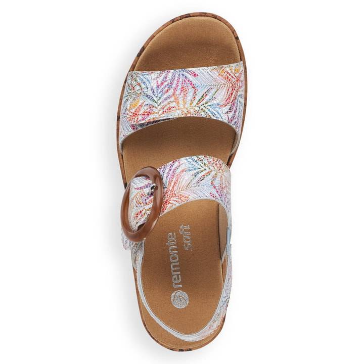 Remonte Artikelnummer R6853-91 remonte Damen Riemchensandalen buntgemustert Sonderangebot