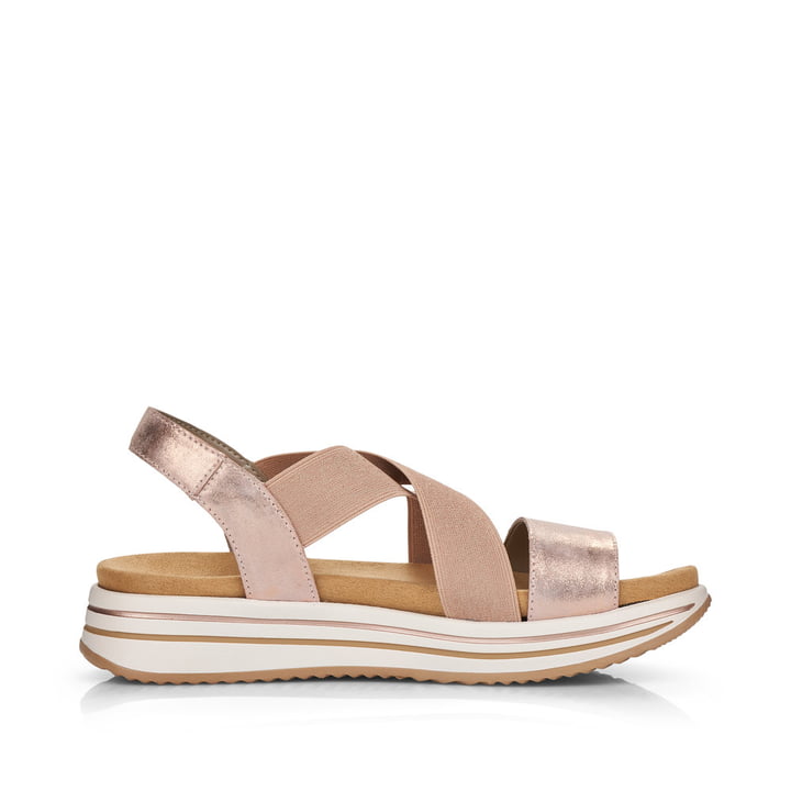 Remonte Artikelnummer R2954-31 remonte Damen Riemchensandalen rosa-metallic Rabatt