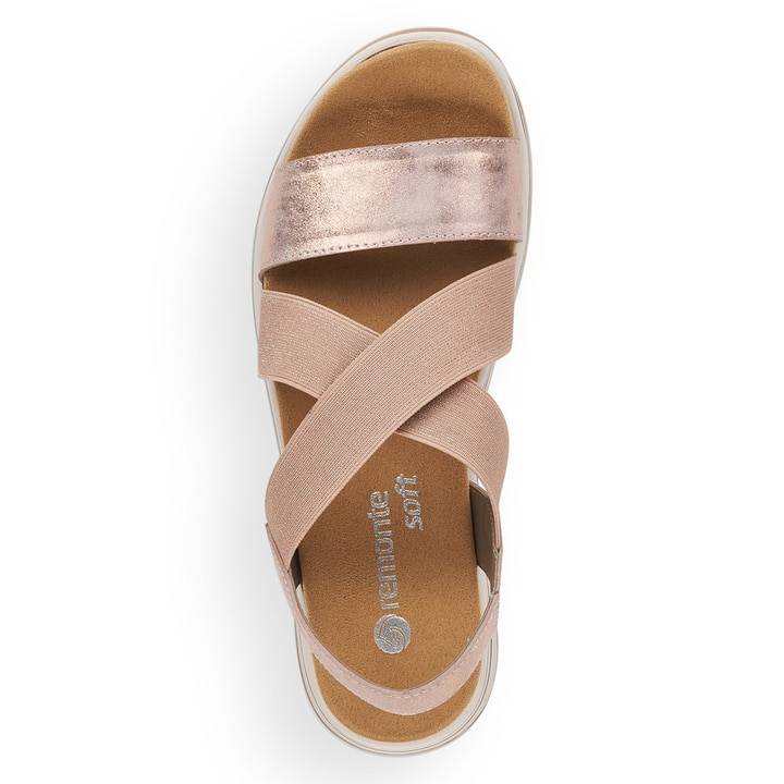 Remonte Artikelnummer R2954-31 remonte Damen Riemchensandalen rosa-metallic Rabatt