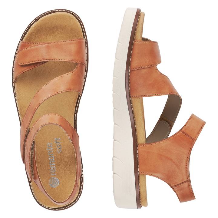 Remonte Artikelnummer D2050-24 remonte Damen Riemchensandalen karamellbraun Vatertagsangebot