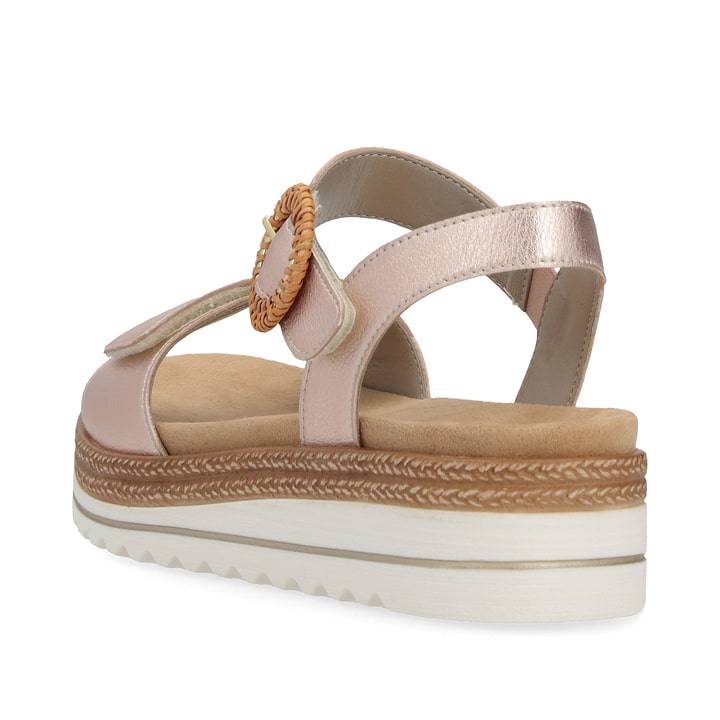 Remonte Artikelnummer D0Q52-31 remonte Damen Riemchensandalen rosa-metallic Jubiläumsangebot