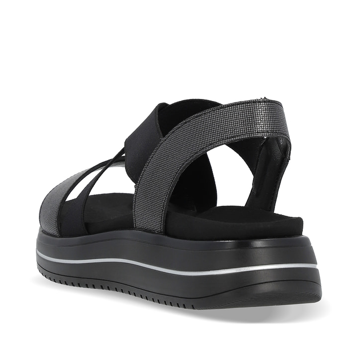 Remonte Artikelnummer D1J50-02 remonte Damen Riemchensandalen stahlschwarz Lagerräumung