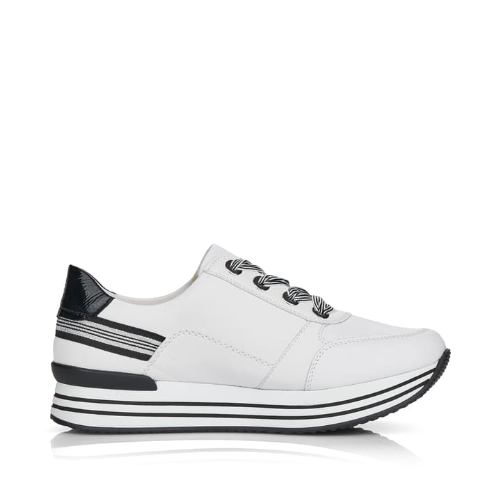Remonte Artikelnummer D1312-80 remonte Damen Sneaker edelweiß-glanzschwarz Top Angebot