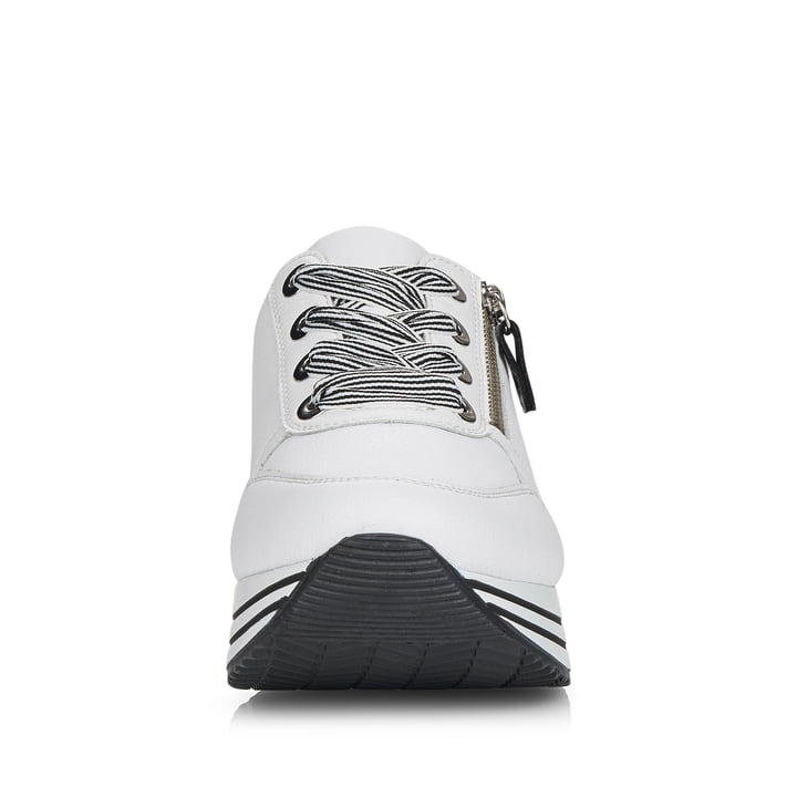 Remonte Artikelnummer D1312-80 remonte Damen Sneaker edelweiß-glanzschwarz Top Angebot