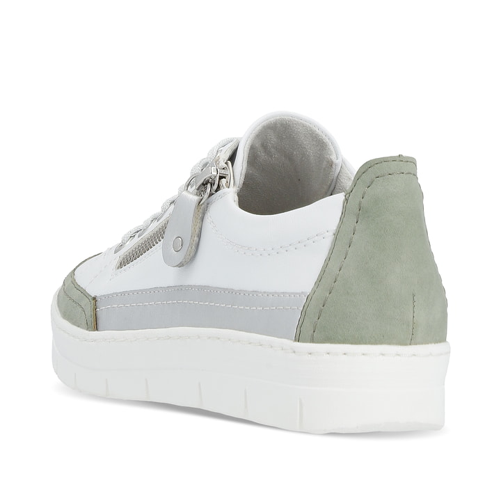 Remonte Artikelnummer D5826-80 remonte Damen Sneaker reinweiß-khakigrün Online Outlet
