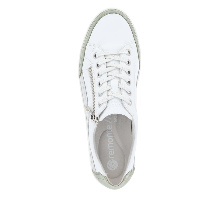 Remonte Artikelnummer D5826-80 remonte Damen Sneaker reinweiß-khakigrün Online Outlet