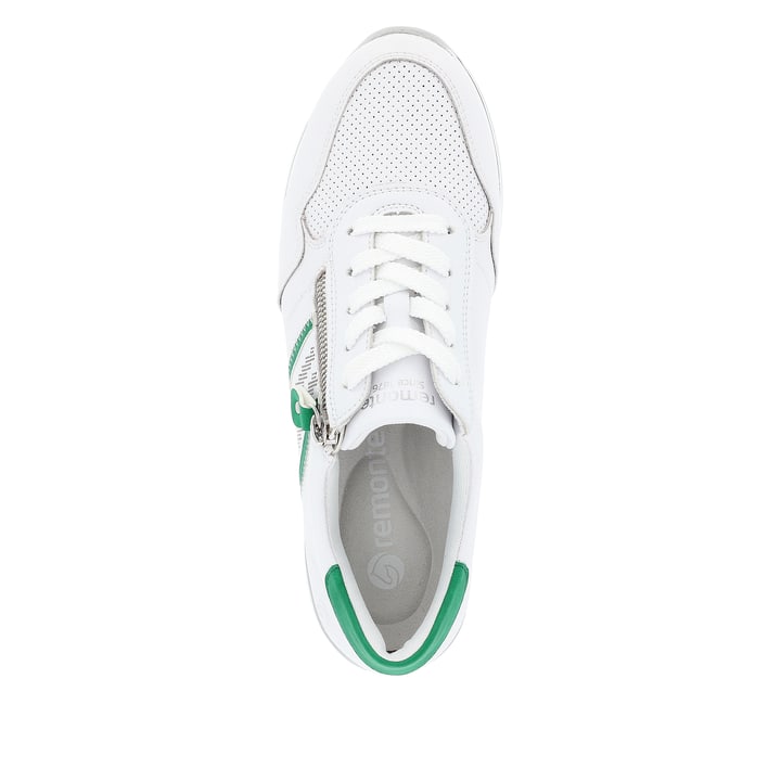 Remonte Artikelnummer D1318-82 remonte Damen Sneaker brilliantweiß-smaragdgrün Exklusive Angebote