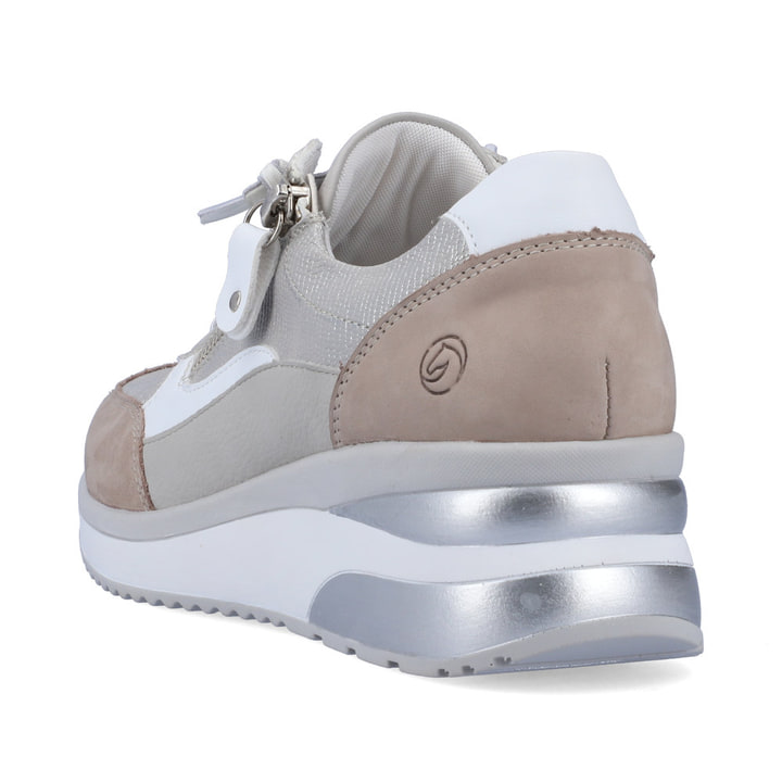 Remonte Artikelnummer D2410-40 remonte Damen Sneaker platingrau-sandbeige Große Rabatte