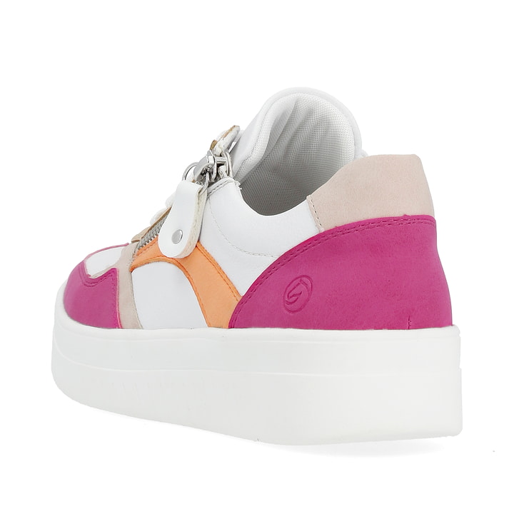 Remonte Artikelnummer D0J01-84 remonte Damen Sneaker weiß-pink-orange Tiefpreis