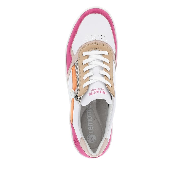 Remonte Artikelnummer D0J01-84 remonte Damen Sneaker weiß-pink-orange Tiefpreis