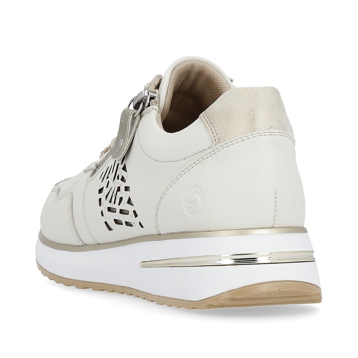 Remonte Artikelnummer D1G00-81 remonte Damen Sneaker cremeweiß-beigemetallic Super Sparpreis