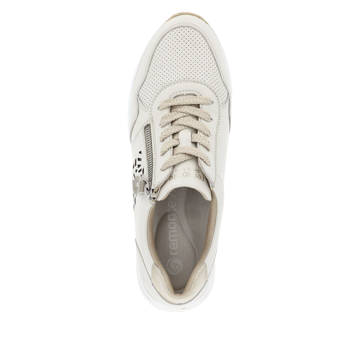 Remonte Artikelnummer D1G00-81 remonte Damen Sneaker cremeweiß-beigemetallic Super Sparpreis