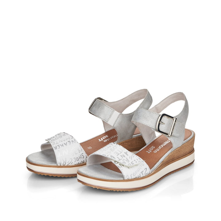 Remonte Artikelnummer D6455-90 remonte Damen Keilsandaletten silber-metallic Bis zu 50% Rabatt