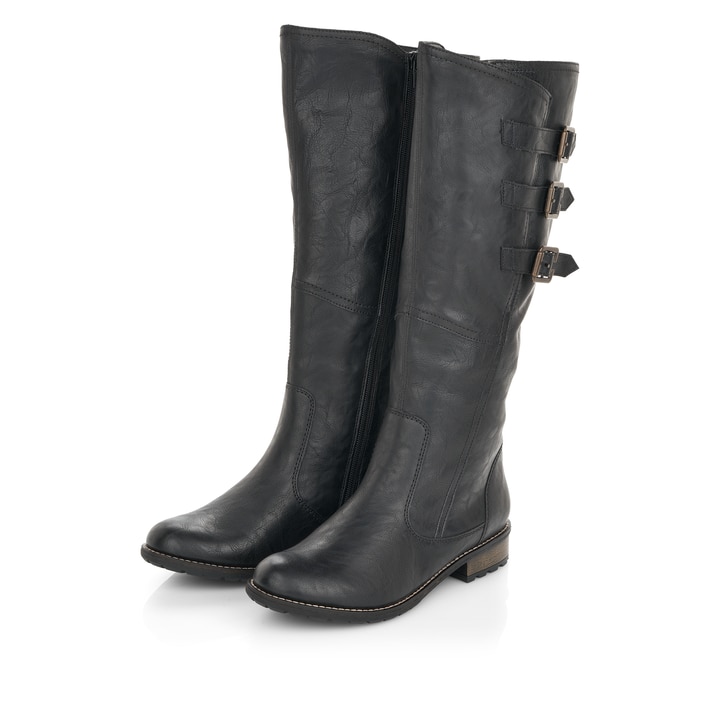 Remonte Artikelnummer R3370-01 remonte Damen Hochschaftstiefel nachtschwarz Clearance-Verkauf