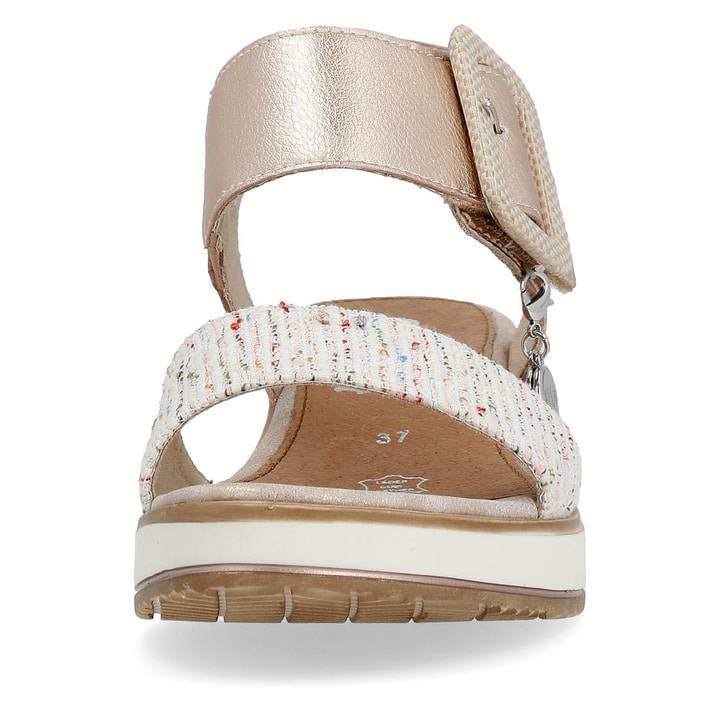 Remonte Artikelnummer D6453-31 remonte Damen Keilsandaletten metallicrosa-multi Kostenloser Versand international