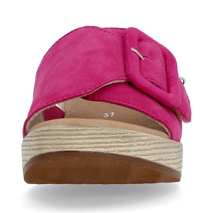 Remonte Artikelnummer D0N56-31 remonte Damen Pantoletten magenta Im Verkauf