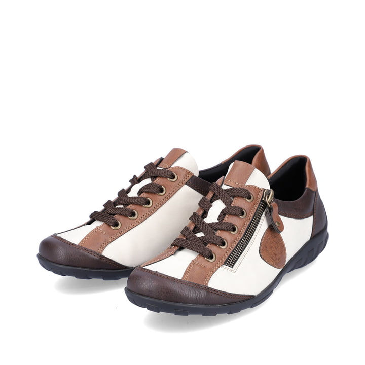Remonte Artikelnummer R3415-82 remonte Damen Schnürschuhe cremeweiß-schwarz Online