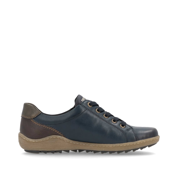 Remonte Artikelnummer R1439-14 remonte Damen Schnürschuhe dunkelblau-braun Schlussverkauf