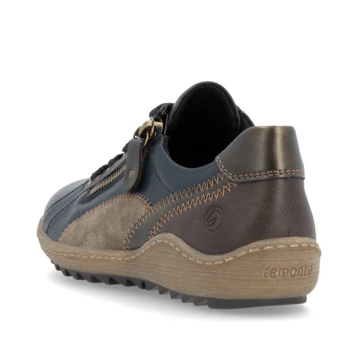 Remonte Artikelnummer R1439-14 remonte Damen Schnürschuhe dunkelblau-braun Schlussverkauf