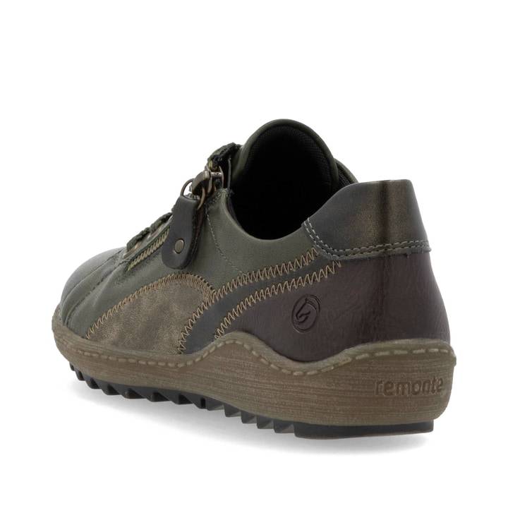 Remonte Artikelnummer R1439-52 remonte Damen Schnürschuhe waldgrün-braun Günstiger Verkauf