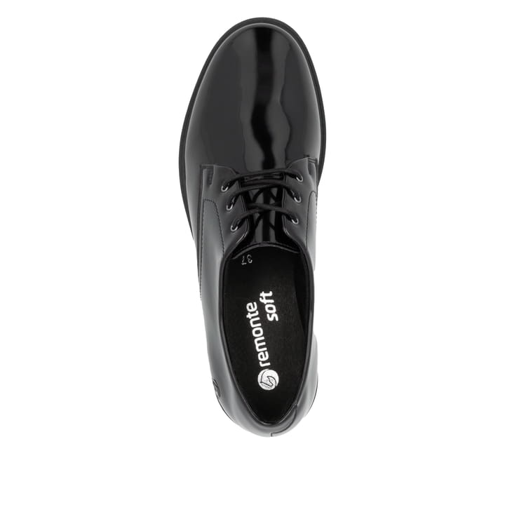 Remonte Artikelnummer D1U02-00 remonte Damen Schnürschuhe glanzschwarz Meist gekauft