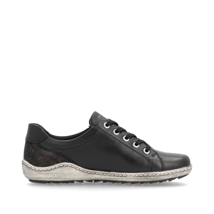 Remonte Artikelnummer R1439-03 remonte Damen Schnürschuhe tiefschwarz-gold Blitzverkäufe