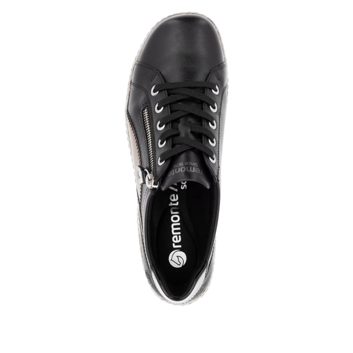 Remonte Artikelnummer R1439-03 remonte Damen Schnürschuhe tiefschwarz-gold Blitzverkäufe