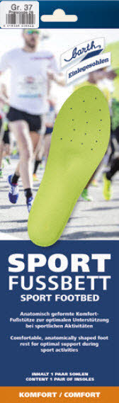 Schuhwerk Schwangau Barth Sport Fußbett Kostenloser Versand international