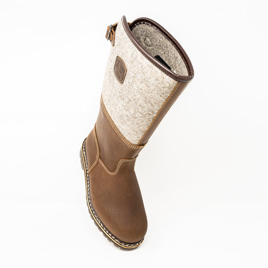 Schuhwerk Schwangau Trabert Filzstiefel Natur (Unisex) AW Branding Online Shopping